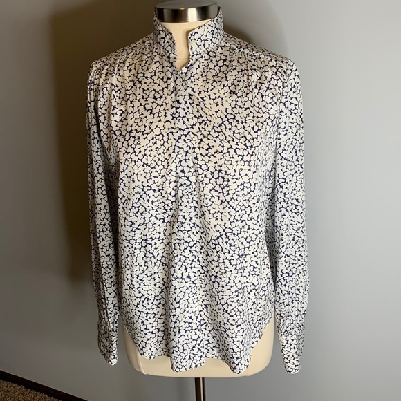 Creation Eton Blouse with tie, feels so nice, Sz  Small / 36, good condition - Picture 1 of 8